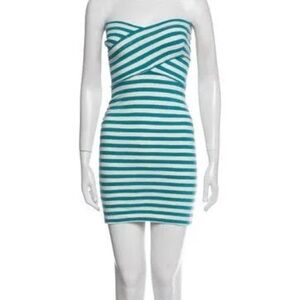 L'AGENCE Striped tube dress small